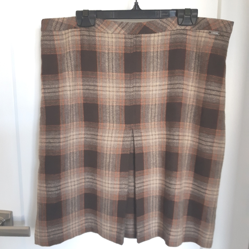 Steilmann plaid skirt size 12